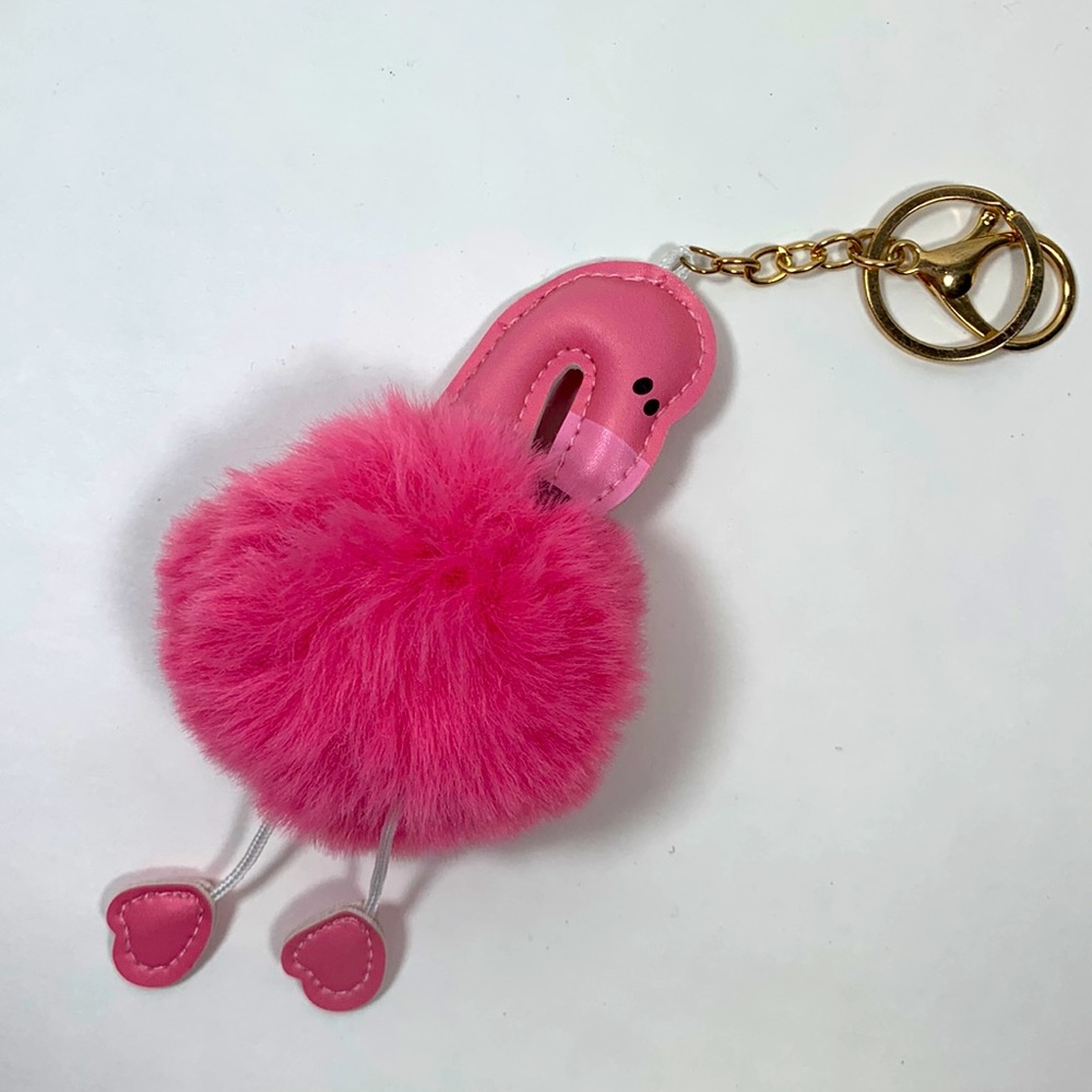Pink Flamingo Keychain - Picture 1 of 6